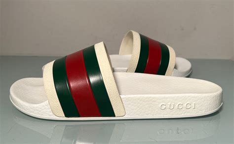 gucci pursuit 72 rubber slides white|Gucci Pursuit '72 Rubber Slide Sandals .